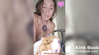 POV I feed you my huge log