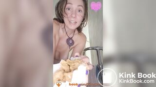 POV I feed you my huge log