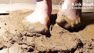 Asian jeans Pantyhose slow Motion 1