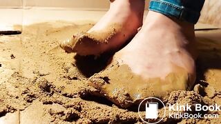 Asian jeans Pantyhose slow Motion 1