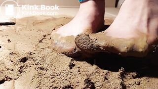 Asian jeans Pantyhose slow Motion 1