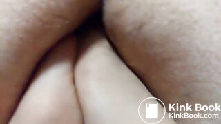 pantyhose toe play inside boy ass