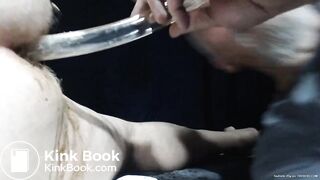 sucking ass through a tube