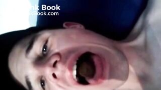 scatboy eats his shit