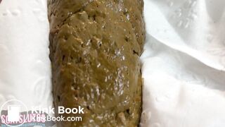 Trans Girl with Hairy Balls Forcing Shit