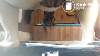 Bbw pooping on the floor