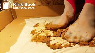 milf blue Pantyhose Got shitted