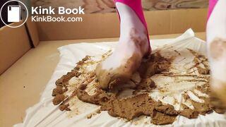 milf blue Pantyhose Got shitted