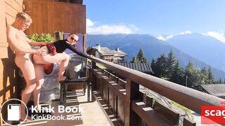 Public Flashing Gardener Gets BDSM Surprise