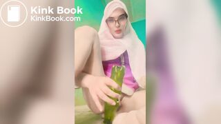 Daily routine of Muslim sissy| Big dildo