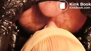 Verbal humiliation and shitting on faggot's face