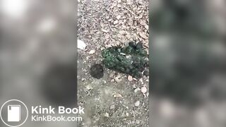 Girl Barefoot in Horse Shit