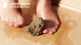 Brown pantyhose asian very mad