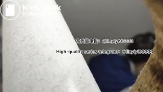 Beautiful girl poops in the toilet 17