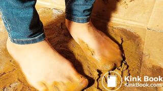 Asian Spice Pantyhose Shitty Gunky Box new