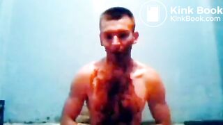 scat smearing, eating and stroking