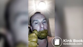 andy playing with and eating shit
