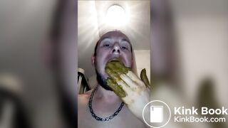 andy playing with and eating shit