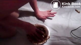 Mature Bowl Shitting and Eating