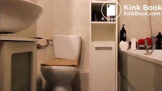 Messing lace panties and masturbating