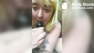 Cleaning my buttplug off for Sir