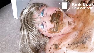 Wet Shit eating and face smearing