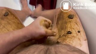 Jerking with Shit in the Bathtub