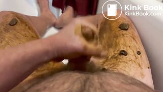 Jerking with Shit in the Bathtub