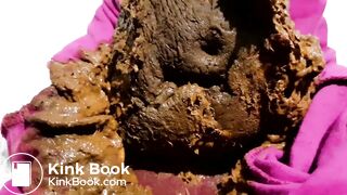 Pink panties becomes messy