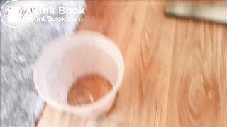 sexy Hispanic woman poops