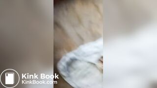 masturbating on abandoned shitty homeless panties