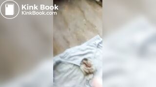 masturbating on abandoned shitty homeless panties