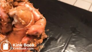 gay scat dirty hand job and cum