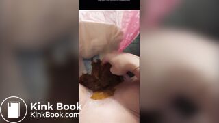 Custom girl messy diaper