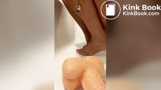 Scat masturbation