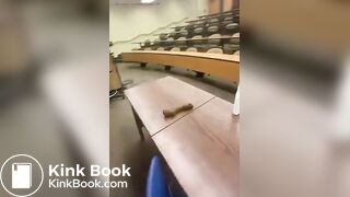 Horny Student Shits After Class