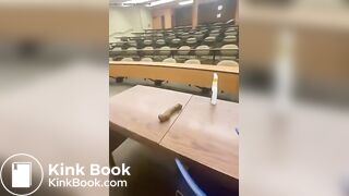 Horny Student Shits After Class