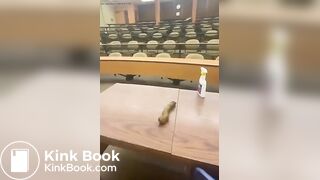 Horny Student Shits After Class