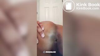 Freak Ebony Twerks Then Pushes Out A Log