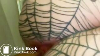 Tatted Milf Shits In Public Bathroom