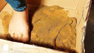 sexy asian nylon high heel gunky box special dog