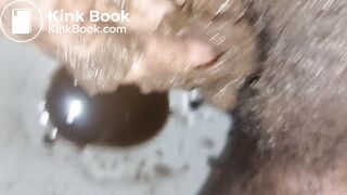 shitty pussy orgasm on toilet