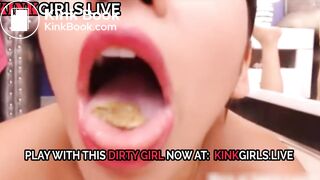 HOT LATINA CAMGIRL EAT POO & DIRTY ANAL ATM