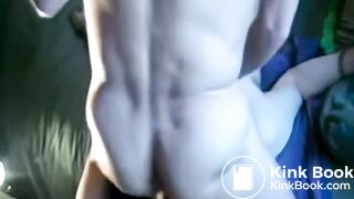 Deepthroating shit and double ended dildo