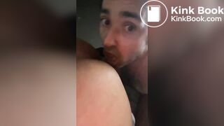 Shit eating from hairless Indonesian asshole