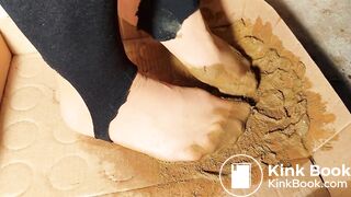 very stinky nylon feet dirty asian