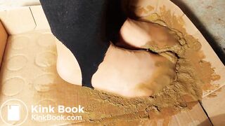 very stinky nylon feet dirty asian