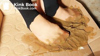 very stinky nylon feet dirty asian