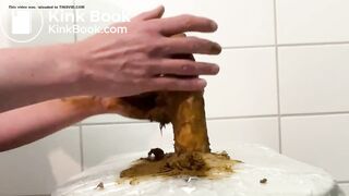 dirty dildo suck and eat