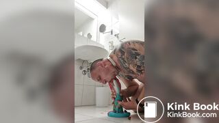 Extrem dildo and scat Esse meine Scheisse